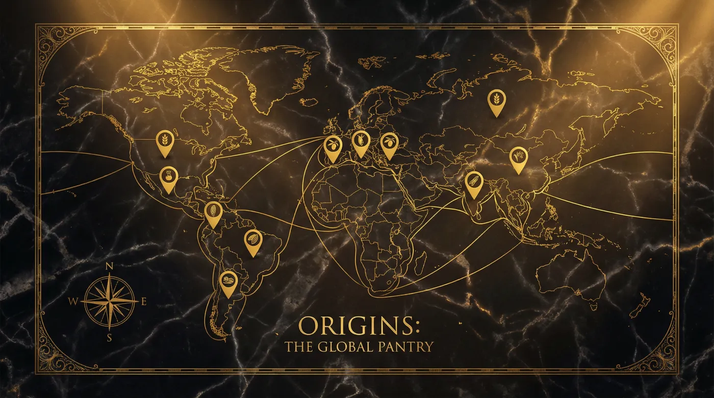 全球食材产地地图 - 每日大赛 | 珍稀食材分布